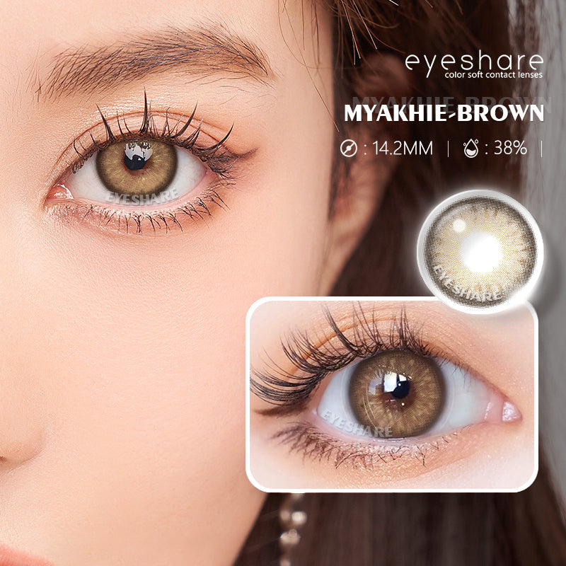 Myakhie Brown 14.2mm 1 Pair