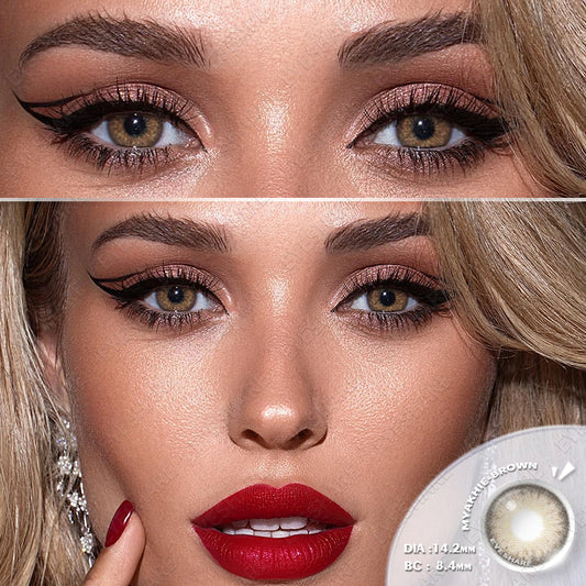 Myakhie Brown 14.2mm 1 Pair