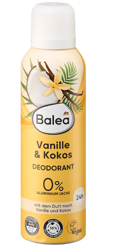 Balea Déodorant Spray Vanille & Coco – Fraîcheur Exotique 24h 200 ml - GlamShopTN