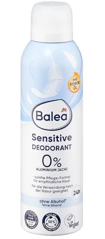 Balea Déodorant Spray Sensitive – Protection 24h Peaux Sensibles 200 ml - GlamShopTN