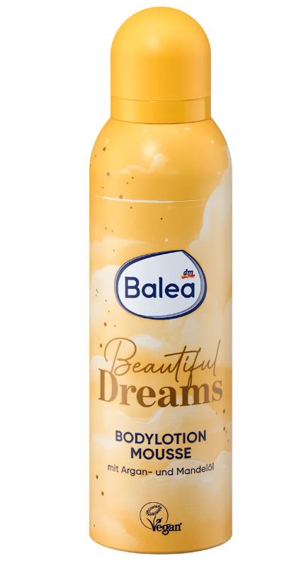 Balea Mousse Corps Beautiful Dreams – Pistache & Caramel Salé, Hydratation Douce 200 ml - GlamShopTN