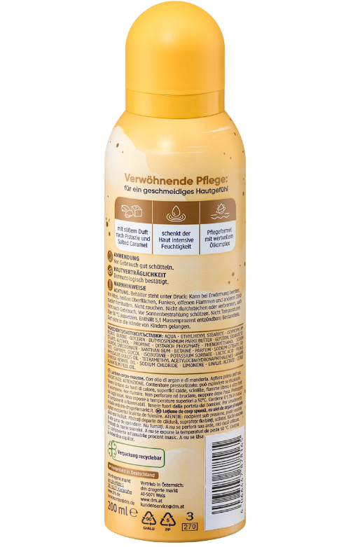 Balea Mousse Corps Beautiful Dreams – Pistache & Caramel Salé, Hydratation Douce 200 ml - GlamShopTN