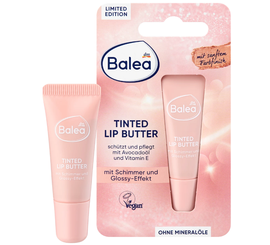 Balea Tinted Lip Butter – Soin Lèvres Teinté au Beurre de Karité & Avocat 10 ml - GlamShopTN
