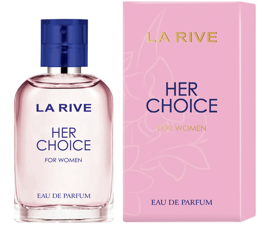 LA RIVE Her Choice Eau de Parfum Femme – Parfum Floral Élégant & Féminin 30 ml - GlamShopTN