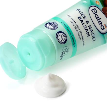 Baume pieds & ongles Balea aux huiles naturelles, soin régénérant pour pieds secs. Fabriqué en Allemagne - GlamShopTN