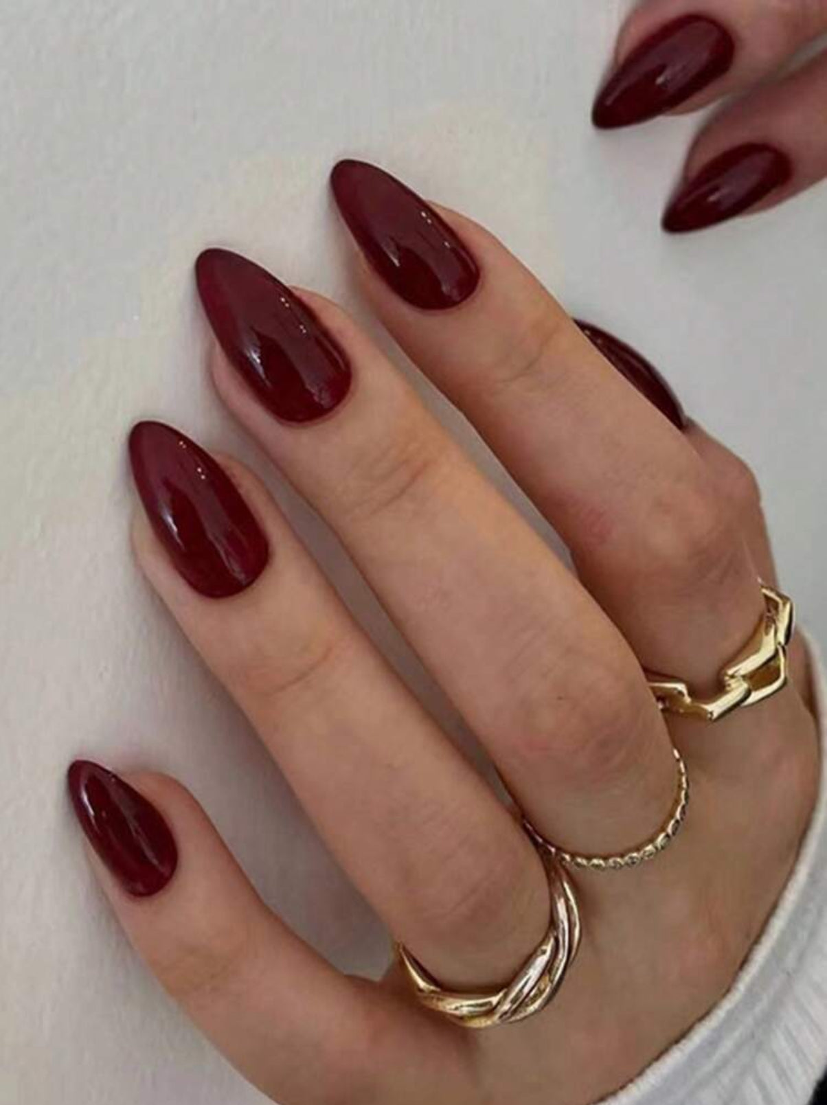 Shein 24 pièces autocollants pour ongles carrés