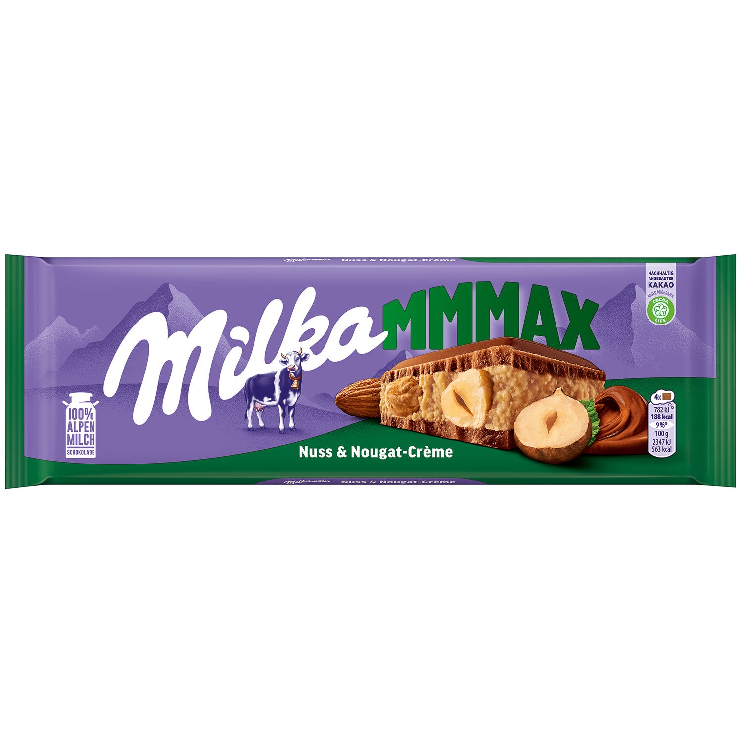Milka Mmmax Nuss & Nougat-Crème 300g Tunisie