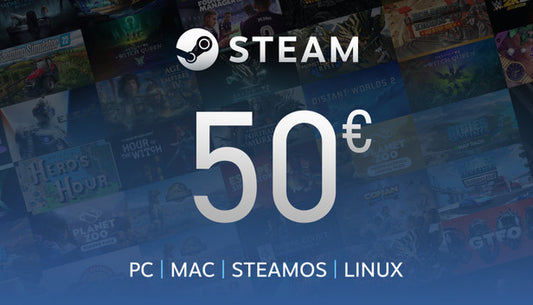 Steam Carte cadeau 50 Euro